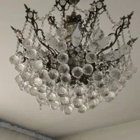لوستر ۱۲شاخه کریستالی|لوستر و چراغ آویز|کرج, گلشهر|دیوار