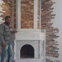 شومینه باربیکیو سنگی|خدمات پیشه و مهارت|شیراز, شهرک گلستان|دیوار