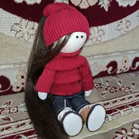 عروسک‌روسی‌با‌موی‌طبیعی