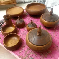 ست پذیرایی چوبی(سنجد و توت)