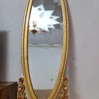 آینه قدی چوبی طلایی