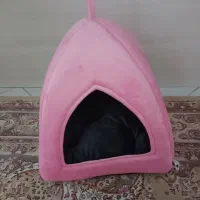 کلبه مخملی صورتی (۵۰*۵۰*۴۵)