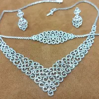 سرویس طلا طرح جواهر لوکس بدون نگین ۲ درصد