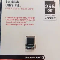 فلش san disk ultra fit 256 gb