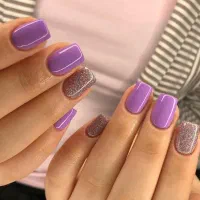 کاشت ناخن ژل ظریف و طبیعی