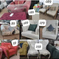 مبلهای تک  شده زیر قیمت نمایشگاه