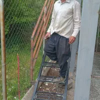 کار ساختمانی انجام میشود