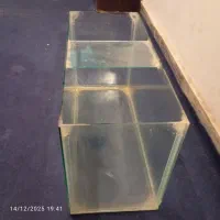 یک عدد آکواریوم شیشه‌ای|ماهی|ملایر, |دیوار