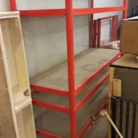 فروش قفسه فروشگاهی قدیمی وویترین|فروشگاه و مغازه|لنجان, |دیوار