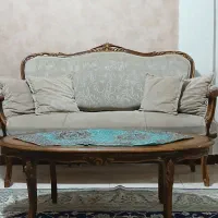 مبل دست ساز چوب راش|مبلمان خانگی و میز عسلی|پردیس, فاز ۱|دیوار