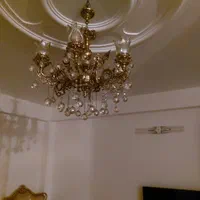 لوستر برنجی ۶ شاخه