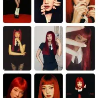 فتوکارت جنی  بلک پینک گلاسه