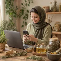 همکاری آنلاین در حوزه طب سنتی(ویژه خانم ها)