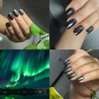 کاشت ناخن،ژلیش ناخن طبیعی،بدون لب پر شدن