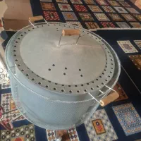 تنور استوانه ای نو چرخدار ورق فولادی کمترین قیمت