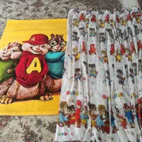 فرش و پرده اتاق کودک ست آلوین و دوستان|فرش|نسیمشهر, |دیوار