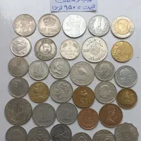 ۲۰۰ عدد سکه خارجی کلکسیونی|کلکسیون سکه، تمبر، اسکناس|همدان, |دیوار
