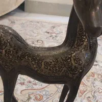 مجسمه غزال برنجی ارتفاع ۴۵ سانتی متر