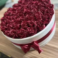 باکس گل روبانی .گلهای چراغدار.روز دختر.دیت.تولد|گل مصنوعی|تبریز, |دیوار