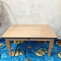 میز مطالعه چوبی بزرگ و جادار