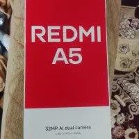 گوشی ردمی A5در حد نو مشکی تازه 3ماهه خریدم