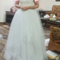 لباس عروس کاملا سالم-شیفون عروس