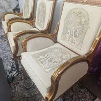 یکدست مبل و میز ناهارخوری ‌در حد نو