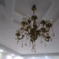 لوستر ۱۰ شاخه ای برنجی