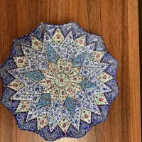 بشقاب مینا کاری - مینا - دیواری|صنایع دستی و سایر لوازم تزئینی|اصفهان, شهرستان|دیوار