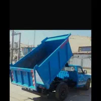 حمل نخاله ساختمانی توسط نیسان کمپرسی