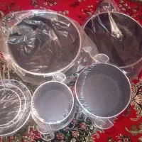 لوازم آشپزخانه ظروف گرانیتی ۱۰ تکه  هود روگازی