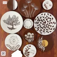 دیوارکوب برجسته و مینیمال،تابلو ماه