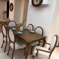 ناهار خوری کلاسیک فرانسوی جدید|میز و صندلی غذاخوری|رشت, چله خانه|دیوار