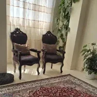 مبلمان استیل ۷ نفره چوب گردو