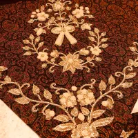 سرویس جانماز و بخچه ترمه دوزی