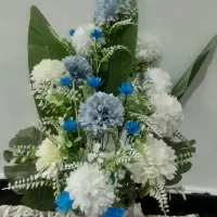 گل مصنوعی . ۳ عدد|گل مصنوعی|خاش, |دیوار
