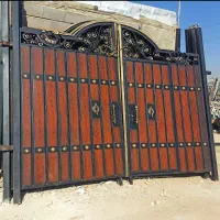 درب‌باغ درب‌حیاط درب‌ویلا‌ طرح چوب