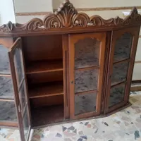 بوفه سلطنتی چوب گردو|بوفه، ویترین، کنسول|رشت, انصاری|دیوار