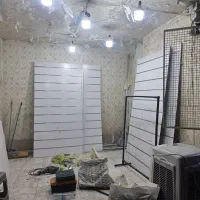 تخته شیار دار و سقف کاذب مغازه ۱۳ متری
