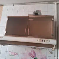 هودهمراه کابینت درشیشه ای