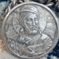 شمایل. گردنبند .نقره ، 35 گرم تقریبا