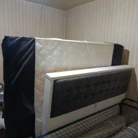 تخت خواب 2نفره به همراه تشک بدون کفی|تخت و سرویس خواب|تهران, آشتیانی|دیوار