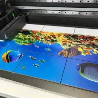 خدمات حک و برش لیزر و چاپ فلت بد یووی uv print|خدمات پیشه و مهارت|فردیس, داوری|دیوار