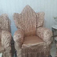 کاور مبل سلطنتی 9 نفره در حد نو|مبلمان خانگی و میز عسلی|سلماس, |دیوار