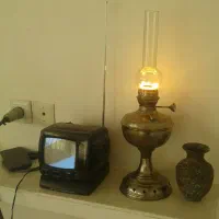 گردسوز لامپا برنجی قدیمی