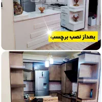 تغییر رنگ‌کابینت برچسب کابینت روکش کاشی حمام ضدآب|خدمات پیشه و مهارت|تبریز, |دیوار