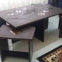 جلو مبلی و میز عسلی|مبلمان خانگی و میز عسلی|صومعه‌سرا, |دیوار