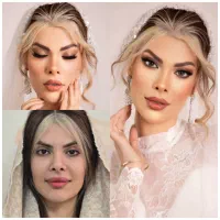 میکاپ فوق حرفه ایی عروس و محفلی