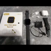 ساعت هوشمند و هندزفری بلوتوث W26 Pro Max