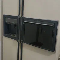 یخچال ساید بای ساید آمریکایی بدنه چرمی